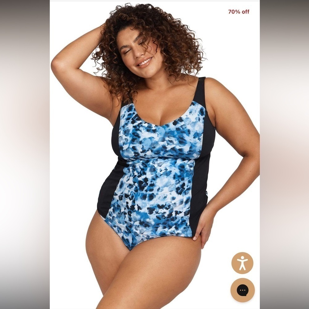Artesands Natare Aqua Chlorine Resistant Turner Tankini Top